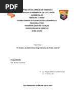 El Sistema de Administración y Gobierno Del Poder Judicial