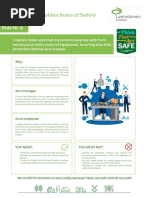 7 Global Golden Rules of Safety - Rule 4 - Machinery & Rotary Part Protection - Draft