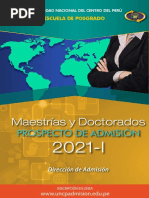 Prospecto Posgrado 2021-1