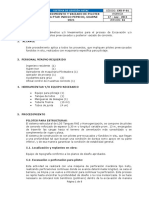 Procedimiento para Perforacion y Fundida de Pilotes