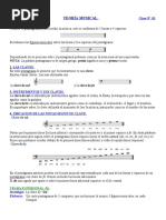 Teoría Musical. 8 Clase - 20 Puntos.