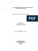 Trabajo de Grado Principio de Objetividad y Acusador Privado