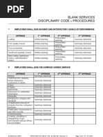 Hr01.disciplinary Code + Procedures