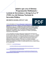 Decreto Legislativo 1252