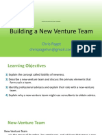 6 Building A New Venture Team