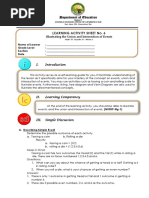 Learning Activity Sheet No. 6: Department of Education