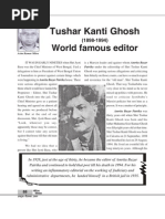 Tushar Kanti Ghosh: World Famous Editor