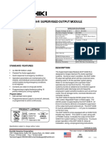 Dcp-Som-R Supervised Output Module: Standard Features Description