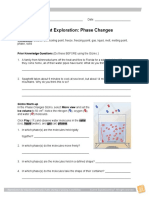 Student Exploration: Phase Changes