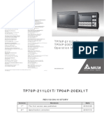 TP70P-211LC1T/ TP04P-20EXL1T Operation Manual TP70P-211LC1T/ TP04P-20EXL1T