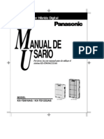 Manual de Usuario KX-TD816AG KX-TD1232AG