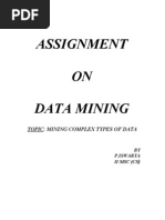 Assignment ON Data Mining