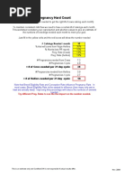 Pregnancy Hard Count: # Calvings Needed / Month 10