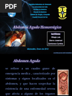 Abdomen Agudo Hemorragico