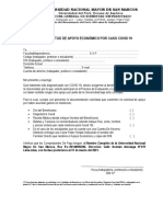 Formato de Solicitud de Apoyo Economico Covid 19 y Carta Poder Simple