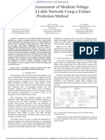 Reliability Assessment of Medium Voltage Underground Cable Network Using A Failure Prediction Method