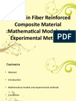 Fracture in Fiber Reinforced Composite Material:Mathematical Models and Experimental Methods