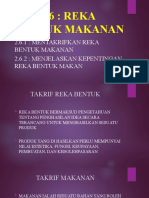 Reka Bentuk Makanan - 1