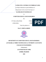 Automatic Water Level Control in Overhead Tanks A Project Report Submitted in Partial Fulfillment of PDF Free