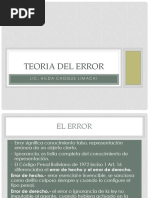 Teoria Del Error