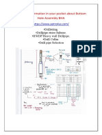 The Best Information in Your Pocket About Bottom Hole Assembly BHA