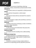 STATISTICS. DSP