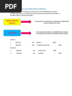 Casos de Reducion de Capital