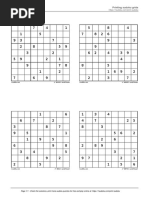 Printing Sudoku Grids: N° 411208 - Level Expert N° 420685 - Level Expert