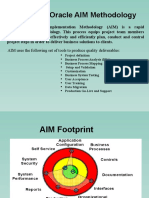 Oracle AIM Methodology: AIM Uses The Following Set of Tools To Produce Quality Deliverables