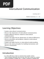 Intercultural Communication: Learning Unit 1 Module Manual Pp. 21 - 40