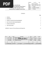 SPEC. FOR ELECTRICAL HEAT TRACING FOR PROCESS AREAS rg6s911388002 - 001