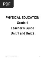 Physical Education Grade 1 Teacher's Guide Unit 1 and Unit 2