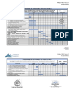 Cronograma de Actividades - Esp. Agua Potable