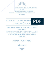 Nutricion y Salud Publica