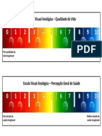 ESCALAS VISUAIS ANALÓGICAS - QV e PGS