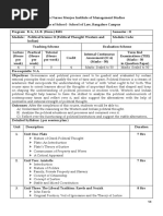 Political Science II (Political Thought Western and Indian)