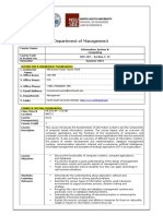 Department of Management: Nstructor Epartment Nformation