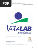 Programa Operacional Padrão Vitalab Diagnósticos