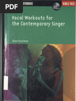 Vocal Workouts For The Contemporary Singer - Anne Peckham