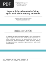 4.5 Impacto de La Enfermedad Crónica y Aguda en El Adulto Mayor y Su Familia.