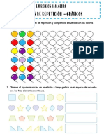 Patrones de Repetición - Gráficos: Ejercicios - ÁLGEBRA