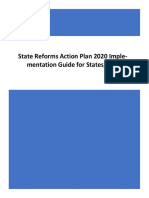 Annexure - 2 - Implementation Guide - State Reform Action Plan 2020