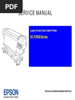 Service Manual: SC-F9300 Series