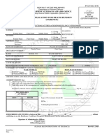 Application For Death Pension (Parent/S) : Philippine Veterans Affairs Office