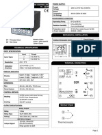 Mechanical Installation: TC - 421P Temperature Controller