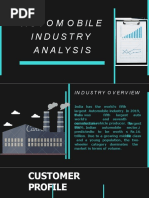 Automobile Industry Analysis and Tata Motors Analysis