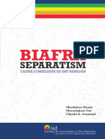 Biafra Separatism Causes Consequences An