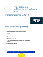 Financial Engineering Lecture Notes