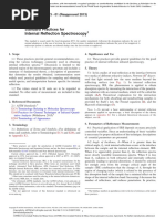 ASTM E573-01 (2013) Standard Practices For Internal Reflection Spectroscopy - ATR