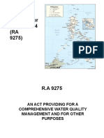 Clean Water Act R.A 9275 NSTP II